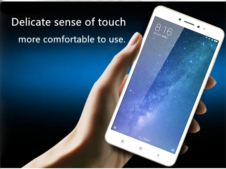 VRURC xiaomi mi max 2 3D screen protector tempered glass (2)