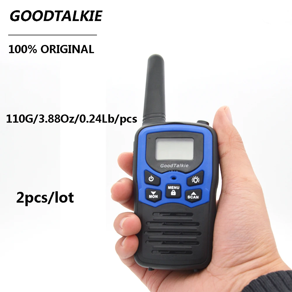 2 шт./лот GoodTalkie T5 ручной Wookie рация для путешествий, туризма иди и болтай walkie Talkie “иди и 5 км Портативный двухстороннее радио