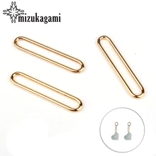 6 teile/los Zink-legierung Gold Geometrische Rechteck Charms Verbinder Für DIY Mode Ohrringe Schmuck Zubehör