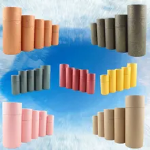 Glass Dropper Bottle Packaging Box Kraft Paper Packaging Boxes Recyclable Brown Gift Tube Box Tea Drawing Packaging Tube