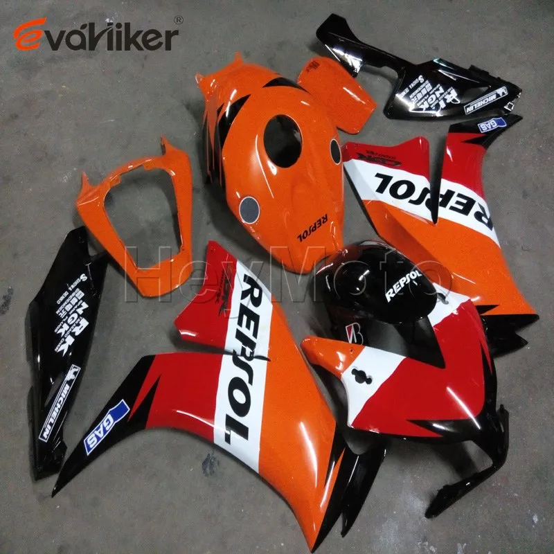 Пользовательские ABS мотоцикл обтекатель для CBR1000RR 2012 2013 мотоциклетные панели+ 5 подарков Черный Белый литья под давлением H2 - Цвет: C