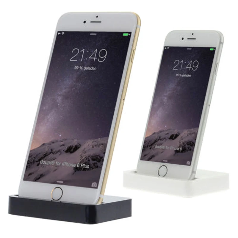 

GEUMXL Dock Charger Sync Data Docking Station Charging Desktop Cradle Stand for Apple iPhone X XS MAX XR 7 5 5c 5s 6 6s 6Plus