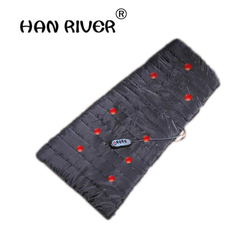  Full-Body Household Tourmaline Massage Mattress Heating Vibrating Head Neck Electronic Massage Ther