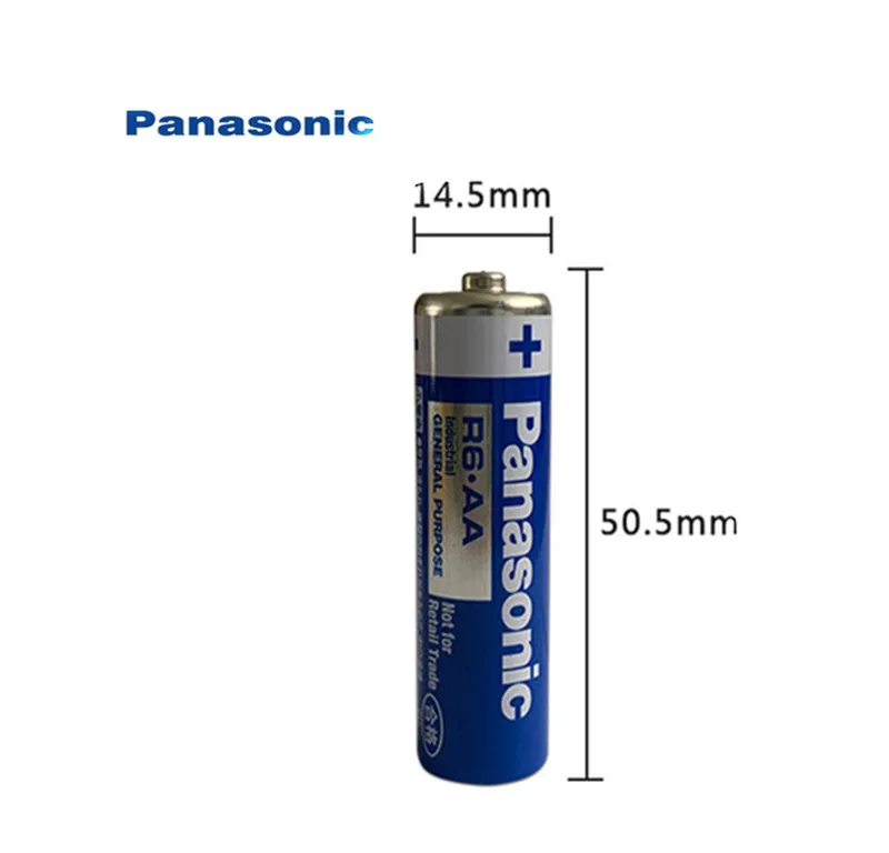 12 шт. щелочные батарейки Panasonic R6 1 5 в|Батарейки| |