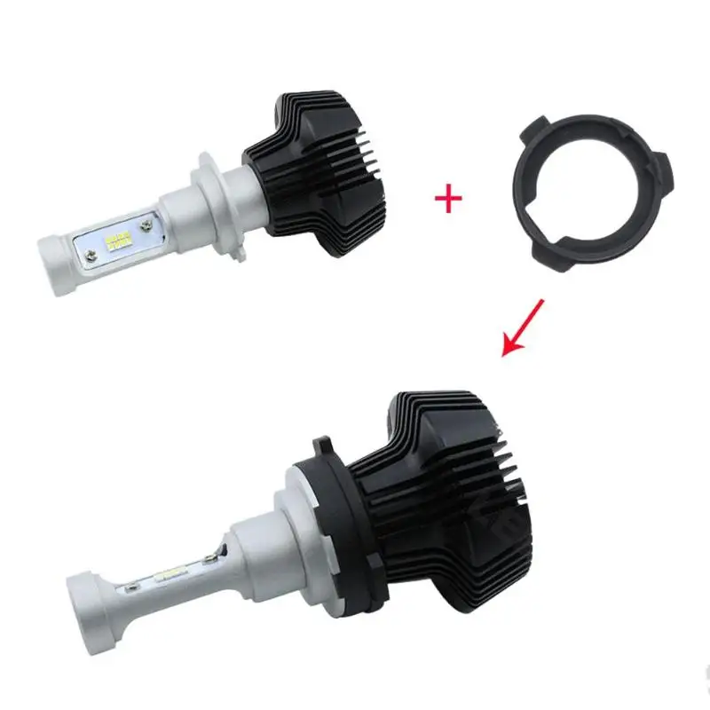 2 шт. H7 светодиодный фар держатели ламп разъем адаптера для VW Polo пульт mg GS для автомобиля Skoda фонари база для Skoda Octavia база
