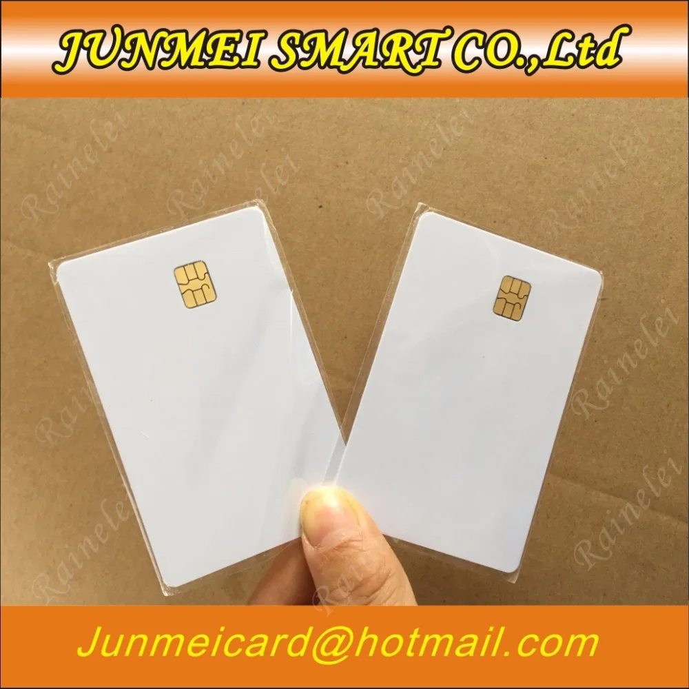 

10 pcs ISO7816 Contact SLE 4442 Chip PVC Smart IC Card