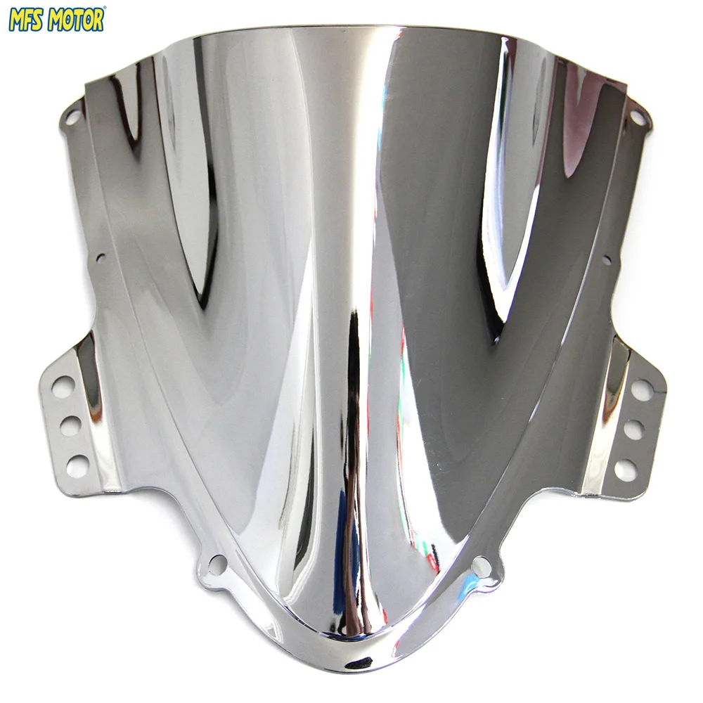 

Motorcycle Part Double Bubble Windshield/Windscreen - silver For Suzuki GSXR 1000 K5 2005 2006 05 06