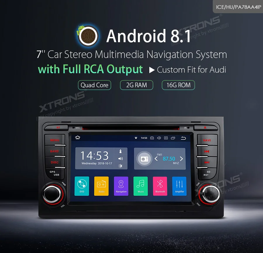 Excellent 7" Quad-Core Android 8.1 Oreo OS Car Multimedia DVD Navigation GPS Radio for Seat Exeo 2008-2013 with Full RCA Output Support 0 Excellent 7" Quad-Core Android 8.1 Oreo OS Car Multimedia DVD Navigation GPS Radio for Seat Exeo 2008-2013 with Full RCA Output Support 0