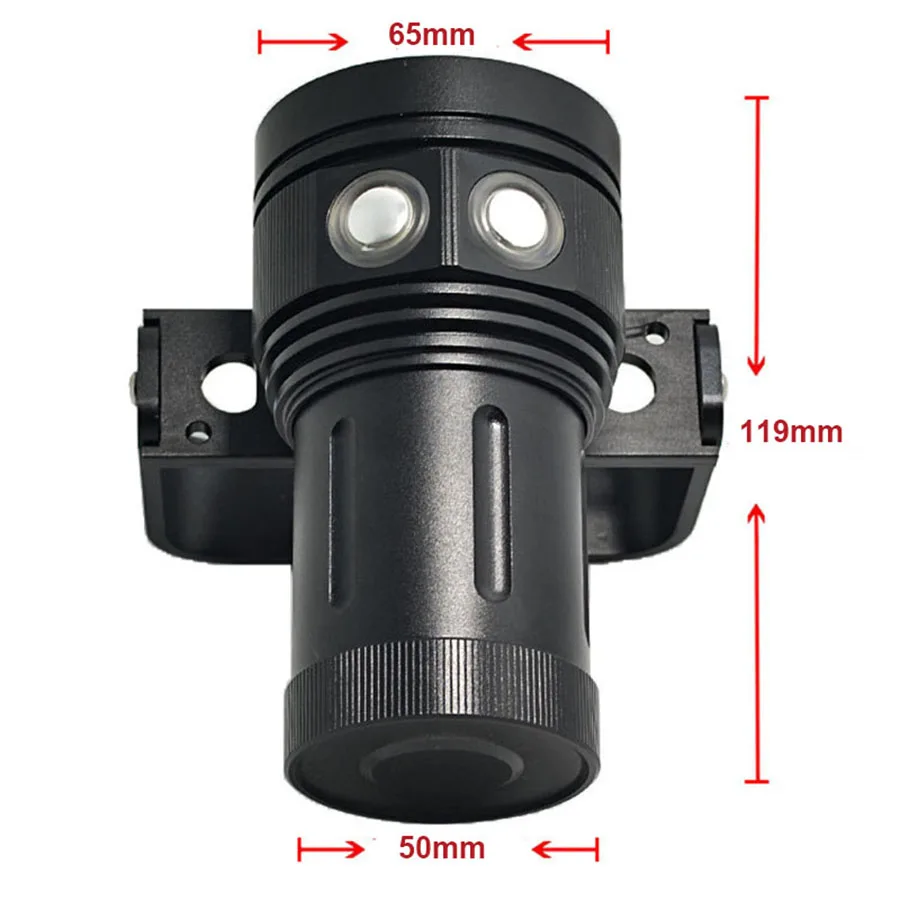 LED Diving Flashlight Tactical Light Underwater 100m Scuba Video Light XHP70 / XM-L2 LED Photograph