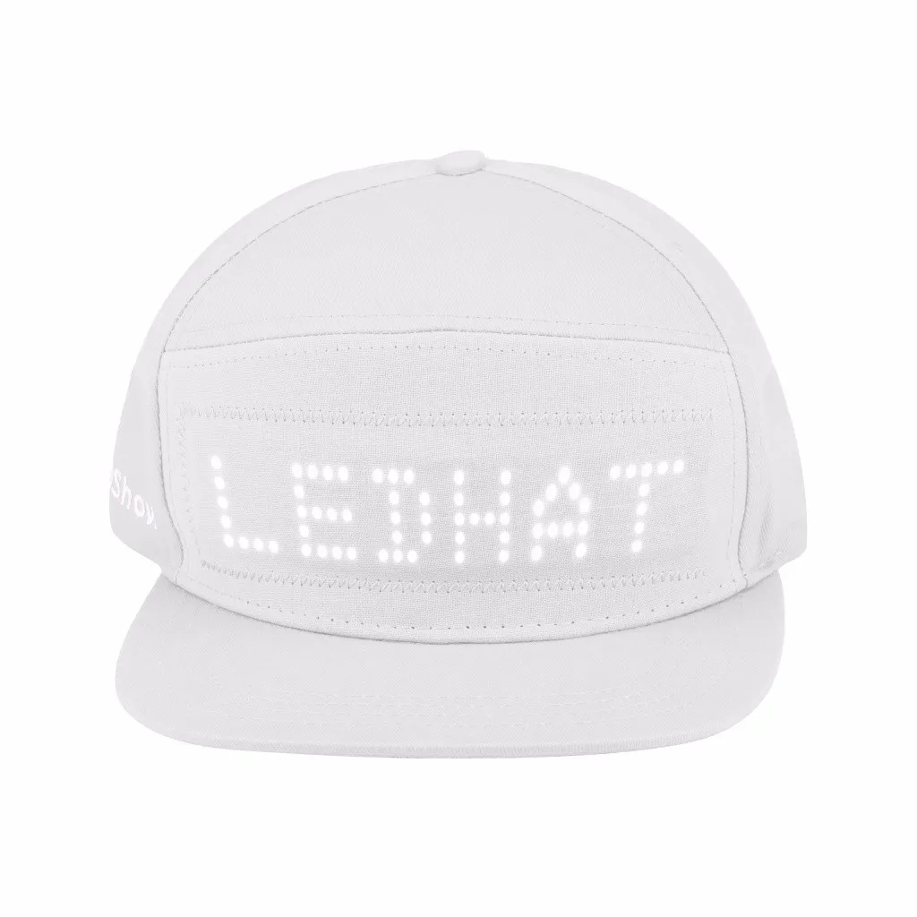 Крутая Bluetooth анимированная светодиодная вывеска "массаж" Кепка Snapback бейсбольная Беговая шапка шапки в стиле хип-хоп модная мужская