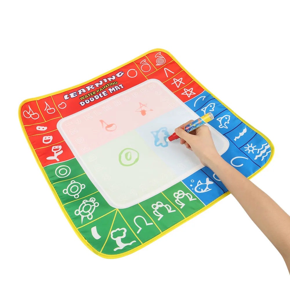 

Kids Crafts Drawing Toys 48.5x48.5cm Water Aqua Doodle Mat Painting Toy With Magic Pens Educational Drawing Toy For Children
