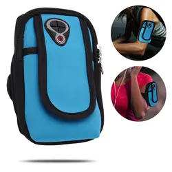 BORUiT 4-6 дюймов Водонепроницаемый неопрена телефон сумка управлением защитные спортивный чехол на руку открытый телефон наручные сумка для