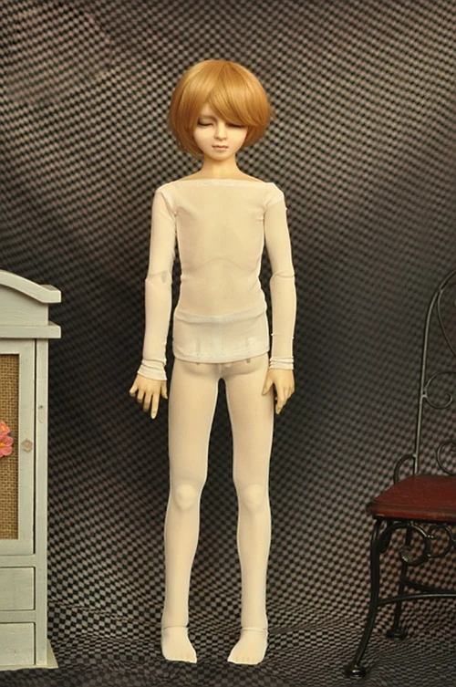 

BJD DOLL White Protective Clothing Outfit For 1/4 17" 1/3 Tall BJD doll SD MSD DK DZ AOD DD VOLKS Doll Wear HEDUOEP