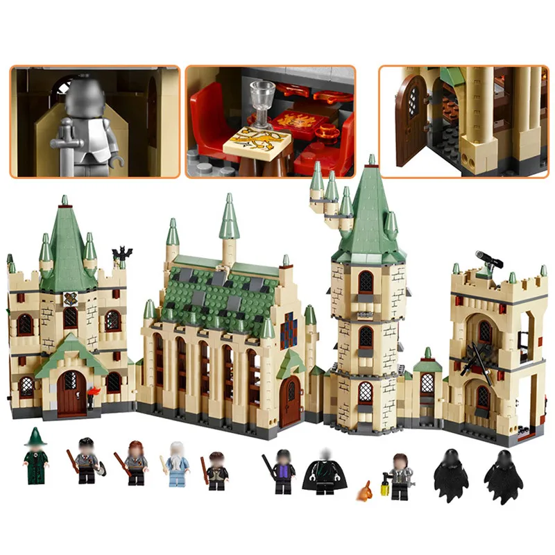 

1340pcs Legoings Hogwarts City DIY Building Blocks Kit Toys Kids Favorite Birthday Christmas Gifts