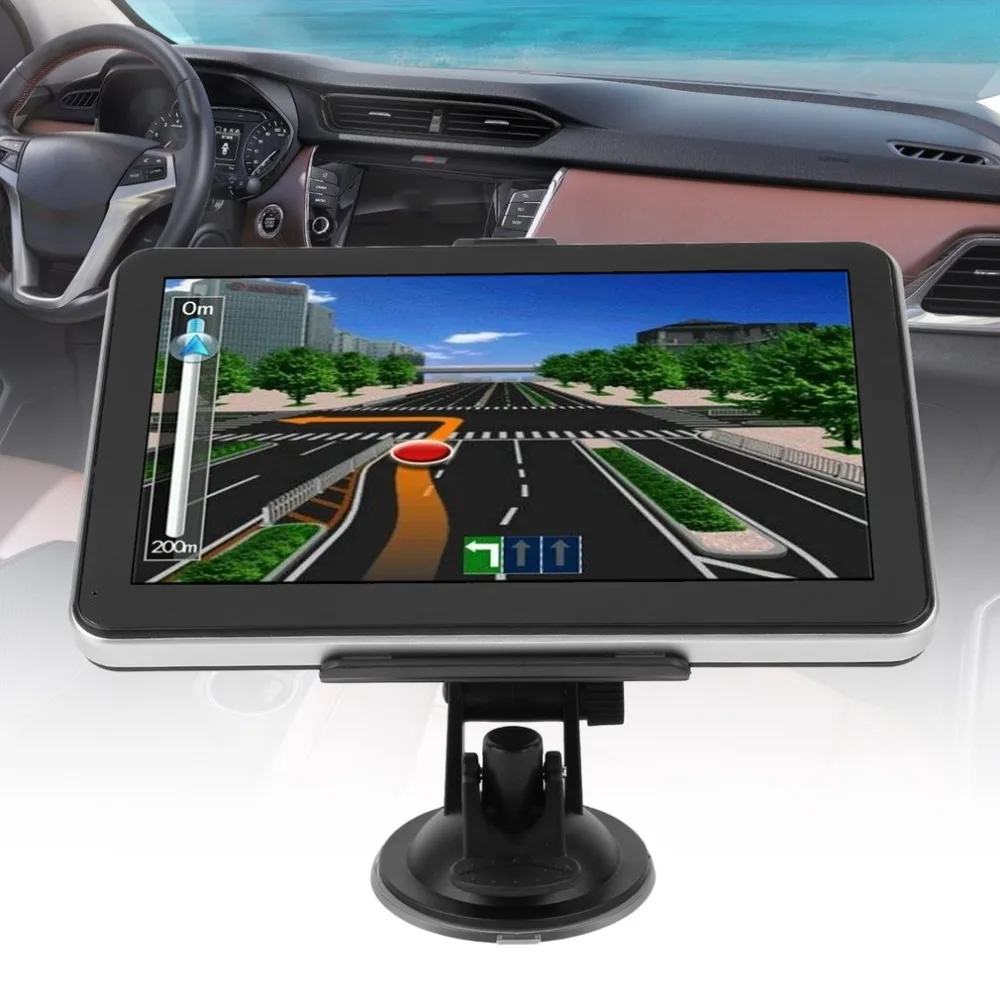 

16G 7Inch Truck Vehicle GPS Sensitive Touch Screen Satllite Car Navigation Device 704-1 Car Navigation Device With Lifetime Map