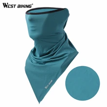 West biking летняя велосипедная маска треугольная велосипедная бандана дышащая велошарф анти-УФ Лыжная шелковая Беговая Спортивная маска