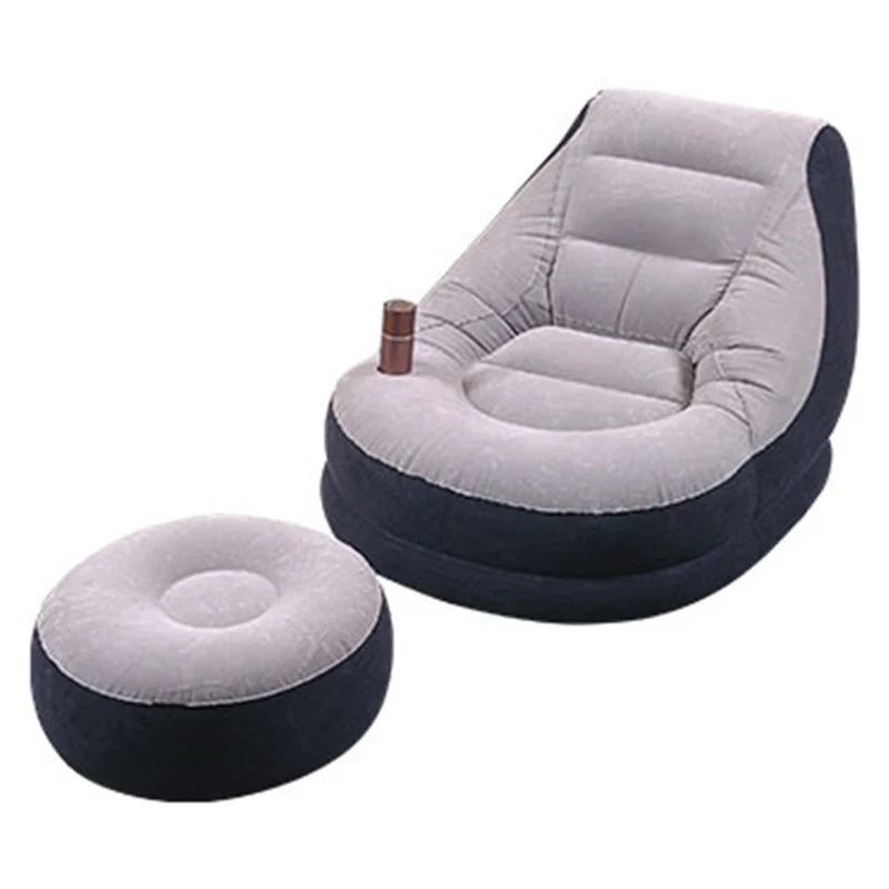 

New European Lazy Couch Single Bean Bag Tatami Bedroom Balcony Recliner Small Sofa Bed Folding Inflatable Chair