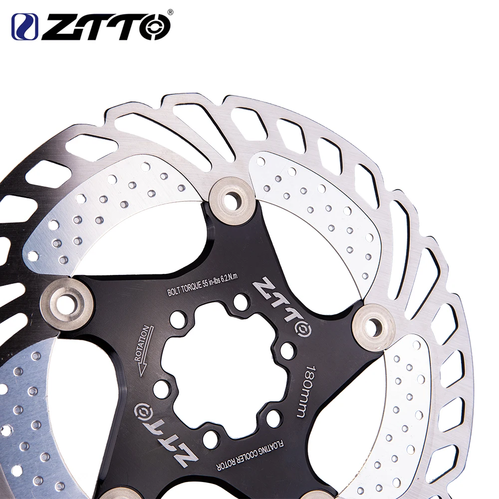 ZTTO MTB Quick Cool Down float Disc Brake Rotors Bicycle bike Floating 7075 AL Stainless Steel Mountain Road 140/160/180/203mm