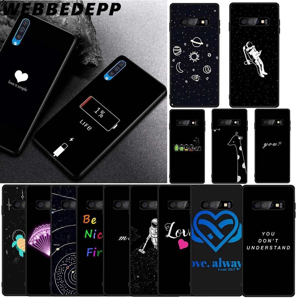 Мягкий чехол WEBBEDEPP Love Heart для Samsung Galaxy A3 A5 A6 Plus A7 A8 A9 J6|Бамперы| |