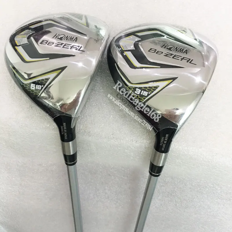 US $299.00 Cooyute New Golf Clubs HONMA BEZEAL 525 Golf Wood Set Driver Fairway Woods Clubs Graphite Shaft R Or S Golf Shaft Free Shipping