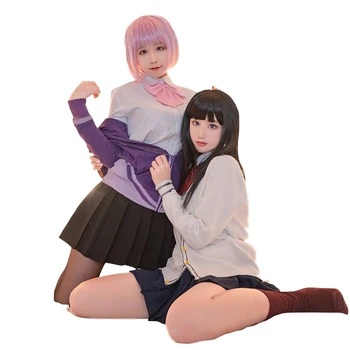 

Anime SSSS.GRIDMAN Takarada Rikka Shinjo Akine cosplay costume exhibition