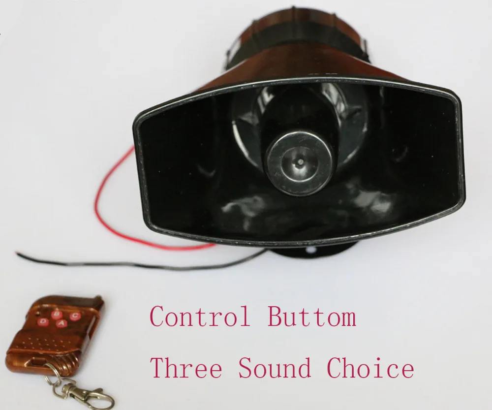 LARATH Super loud 100W Car Warning Alarm Loud Police Fire Siren Horn PA