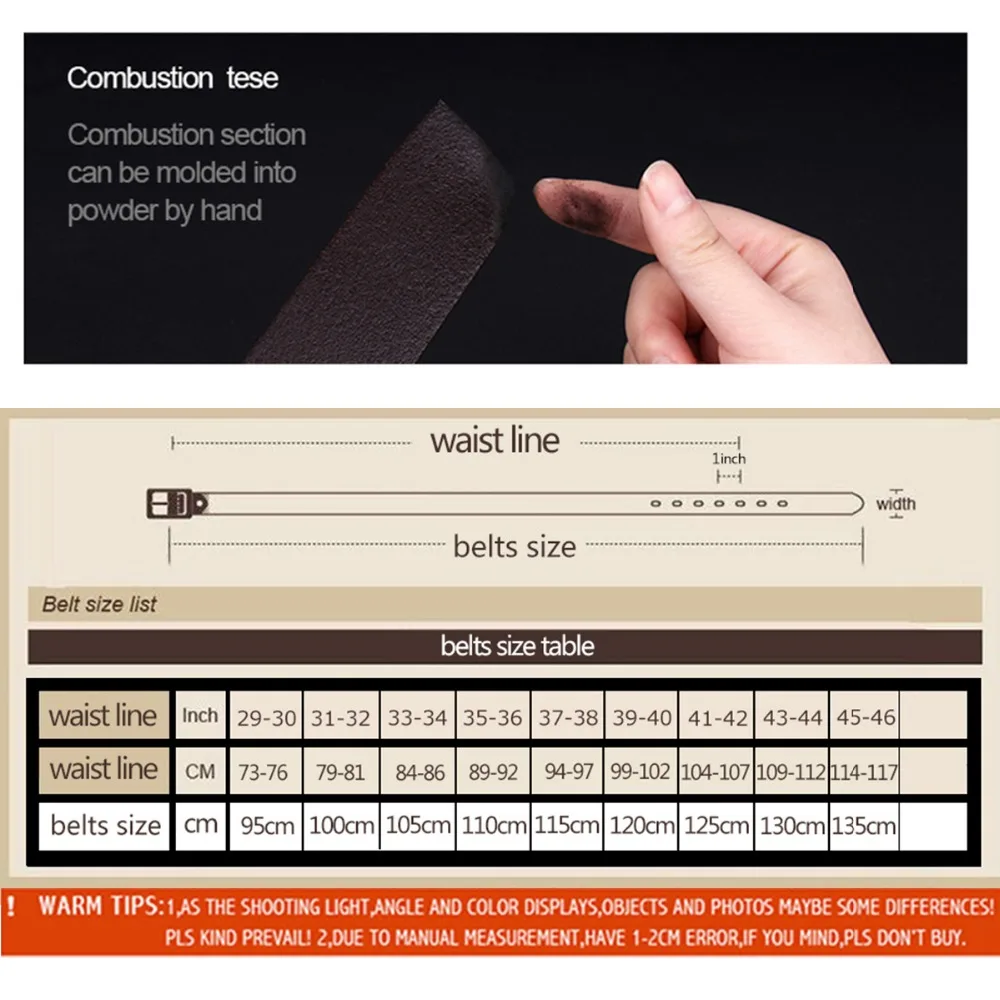 Belt size 115 cm cheap