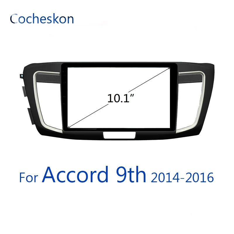 Для honda ACCORD 9th 2014-2016 Автомобильная рамка для andorid мультимедийного плеера с