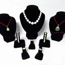 Витрина для ювелирных изделий, набор из смешанного серебра, демонстрационный держатель с кольцом, подвеской, набор для галстука, органайзер, чехлы