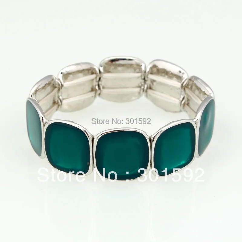 High Quality Elastic bangles Alloy Square enamel Bangle Fashion jewelry wholesale BS9136 | Украшения и аксессуары