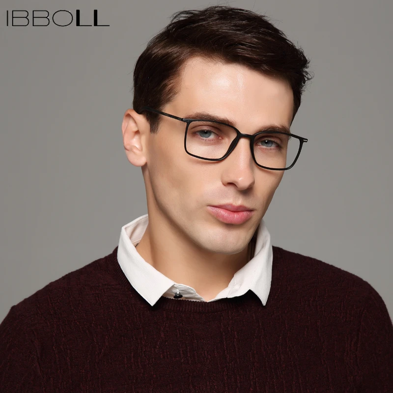Ibboll мужские оптические оправы для очков роскошные брендовые квадратные Модные