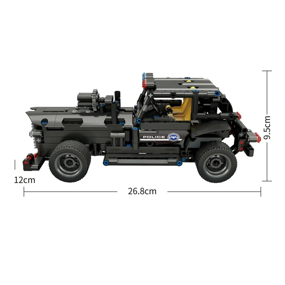 462 шт. 2,4 г 4CH RC электрический комплект автомобиль DIY Модель специальный полицейский команда автомобиля монтажные блоки игрушка для детский подарок