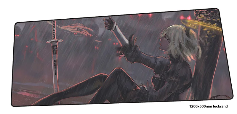 Nier automata коврик для мыши 1200x500 мм мультяшный игровой коврик для мыши геймерский коврик Великолепная игра компьютерный стол padmouse коврики для игровой клавиатуры