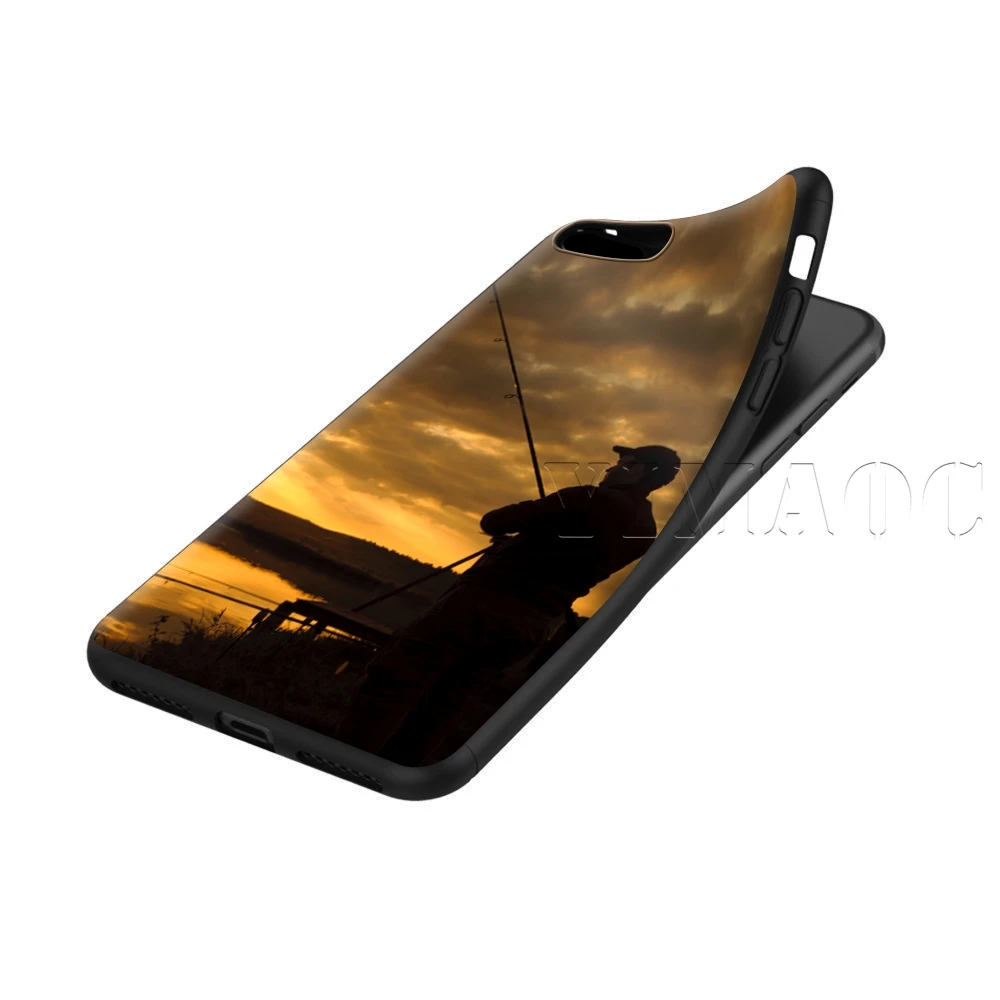 YIMAOC Angling Go рыболовный силиконовый мягкий чехол для iPhone 11 Pro XS Max XR X 8 7 6 6S Plus 5 5S SE