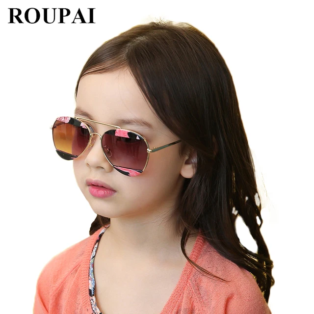 2017 fashion new brand kids sunglasses girls boys pilot sunglasses