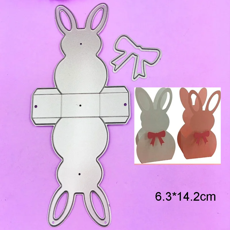 Stamps Dies Scrapbooking Bunny Rabbit Easter Metal Cutting Dies New
