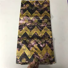 Африканский красивый головной убор кружева морская парча Дамасская ткань для платьев красивая ткань Bazin 5 ярдов/лот BTJ30