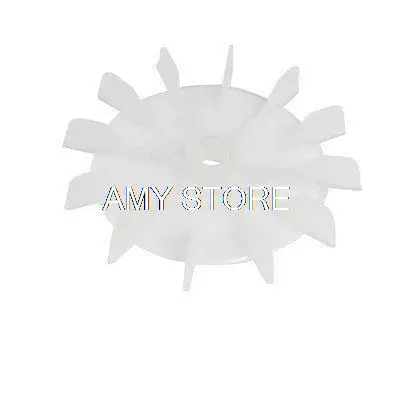 

Y14 Spare Part 14mm Inner Diameter 12-Vanes Impeller Plastic Motor Fan Blade Wheel