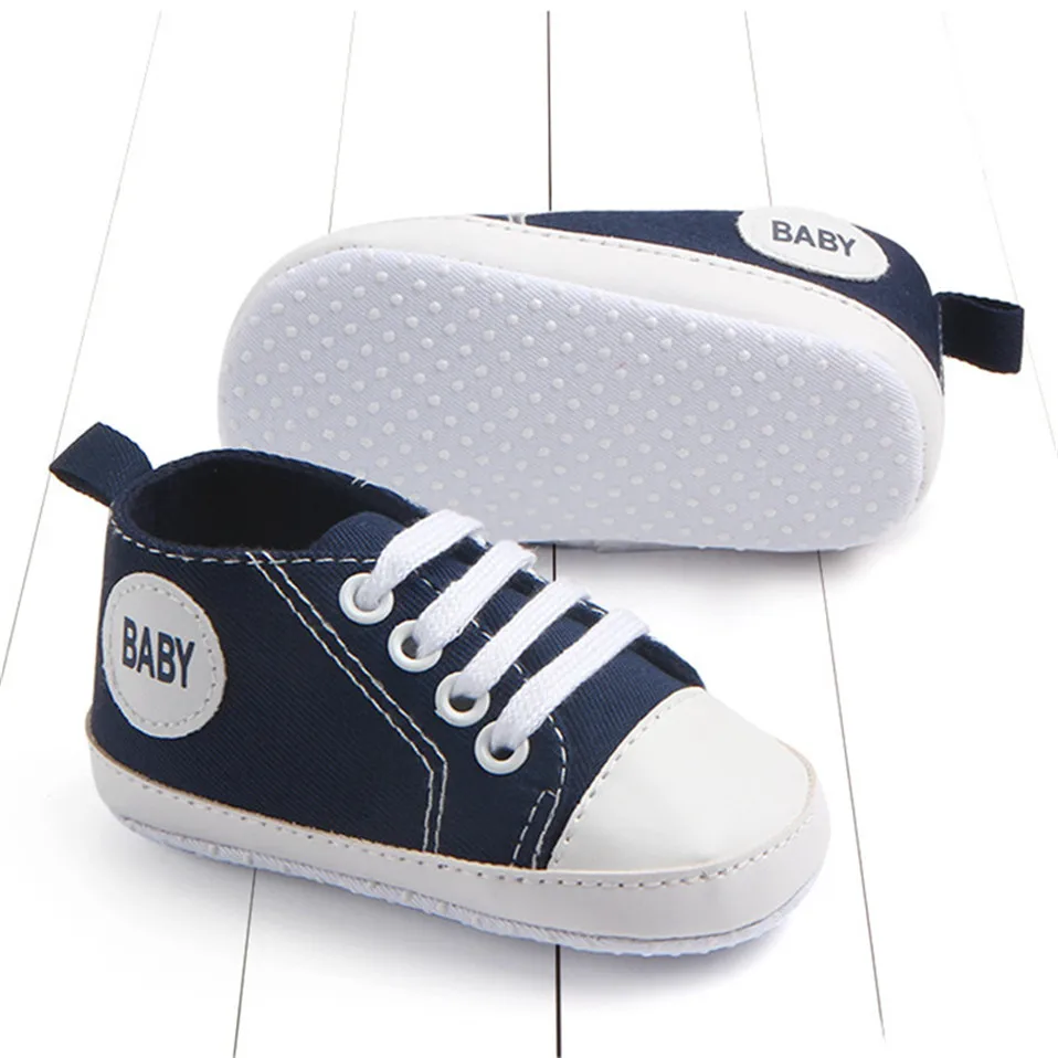 Обувь для маленьких мальчиков; парусиновая хлопковая обувь для малышей; повседневная обувь на шнуровке; обувь для начинающих ходить