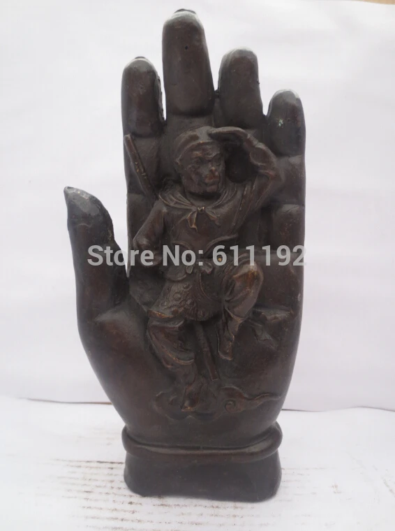 

Antique Imitation home decoration ,Bronze handmade Hand and Monkey King sculpture Metal crafts