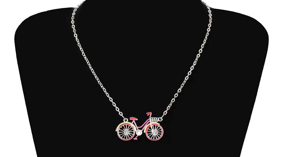 WEVENI массивное ожерелье-чокер в форме велосипеда, металлическая цепочка для воротника, новые модные аксессуары, ювелирные изделия из эмали для женщин