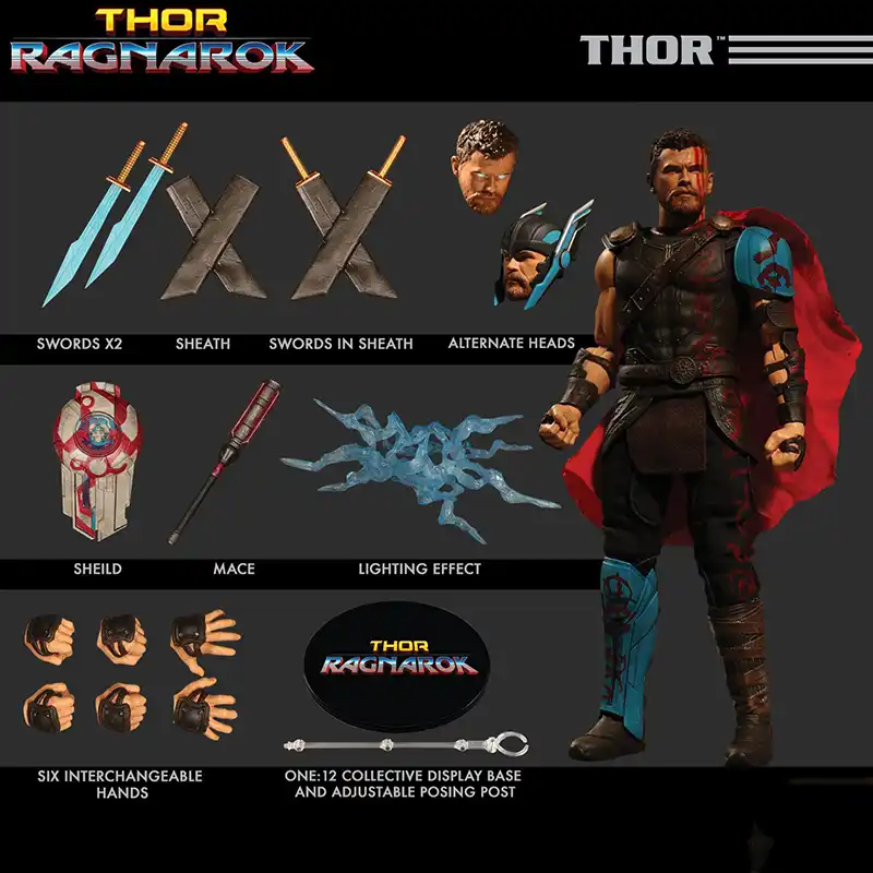 muñeco de thor ragnarok