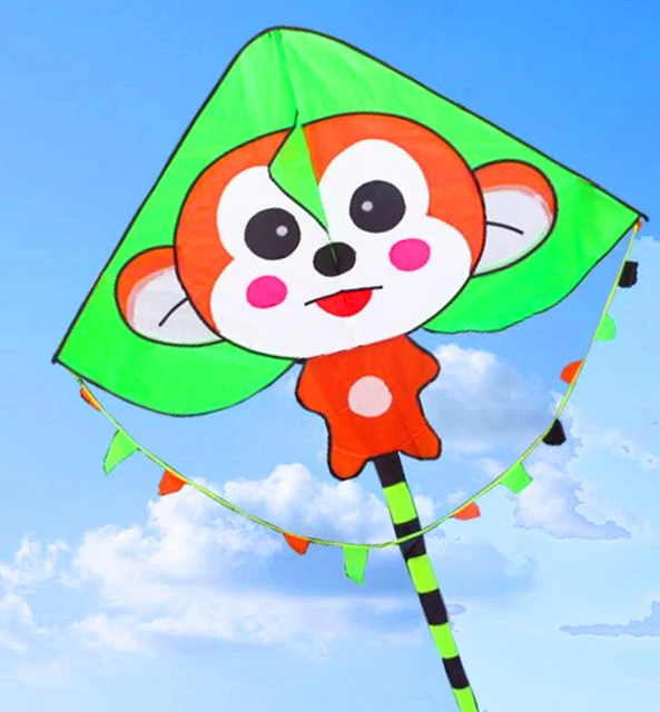 Free shipping high quality monkey kite 10pcs/lot children kite wholesale chinese kite sale nylon
