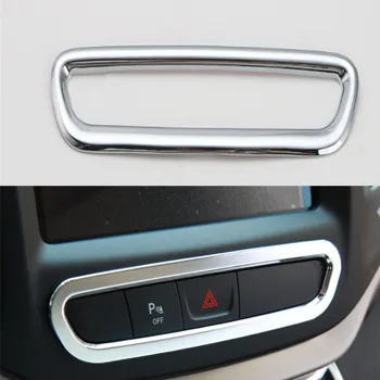 

1PCS ABS For 2014-2016 Jeep Cherokee Interior Auto Car Emergency Light Switch Button Cover Frame Trim Sticker Styling