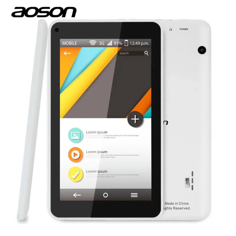 Prix pour Moins cher aoson m751s-bs 7 pouce hd android tablet pc quad Core Allwinner A33 512 M/8G Double Caméras Android 4.4 wifi bluetooth enfants Prix pour Moins cher aoson m751s-bs 7 pouce hd android tablet pc quad Core Allwinner A33 512 M/8G Double Caméras Android 4.4 wifi bluetooth enfants