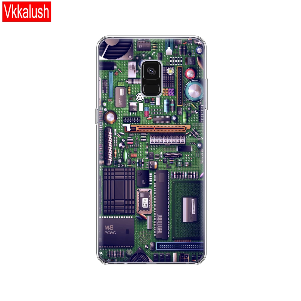 Силиконовый чехол для samsung Galaxy A8 A530 A530F чехол мягкий Tpu чехол для телефона для samsung A8 Plus A730 A730F чехол прозрачная сумка - Цвет: 80083