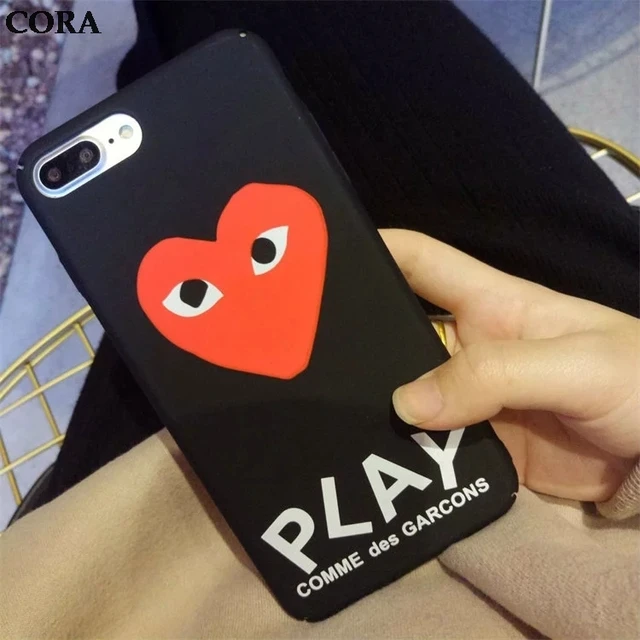 coque iphone 8 comme des garcons rouge