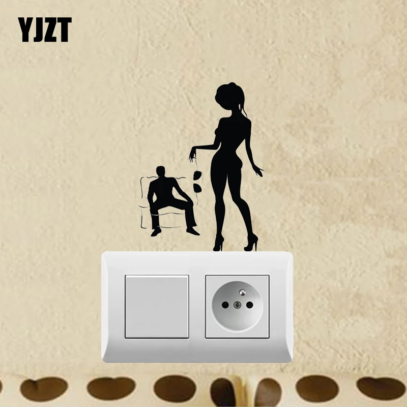 

Hot Sexy Naked Girl Woman Lingerie Striptease Decor Home Wall Switch Stickers Decals Vinyl 7SS0784