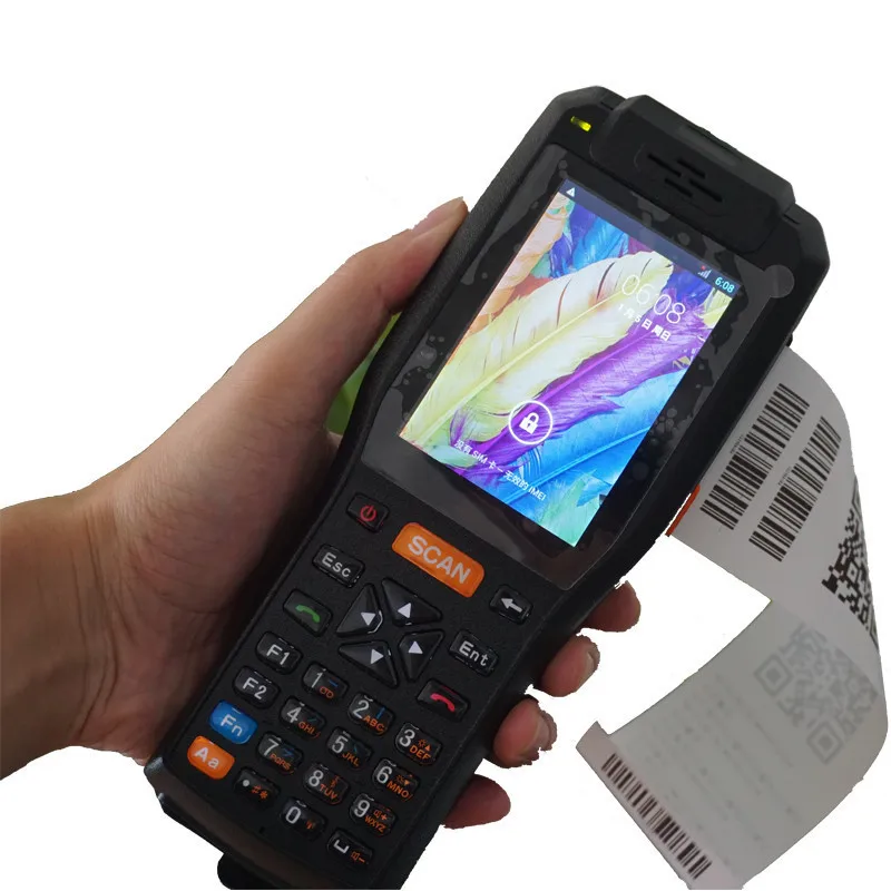 Новое поступление ручной Android POS терминал мобильного Термальность принтер