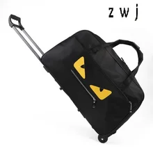 20 дюймов Монстр багаж чемодан сумка женские нейлон путешествия спортивный костюм водонепроницаемые женские дорожные сумки тележки